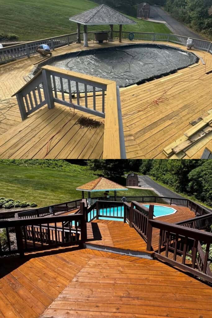 Before_After Deck Restoration Before After Deck Restoration