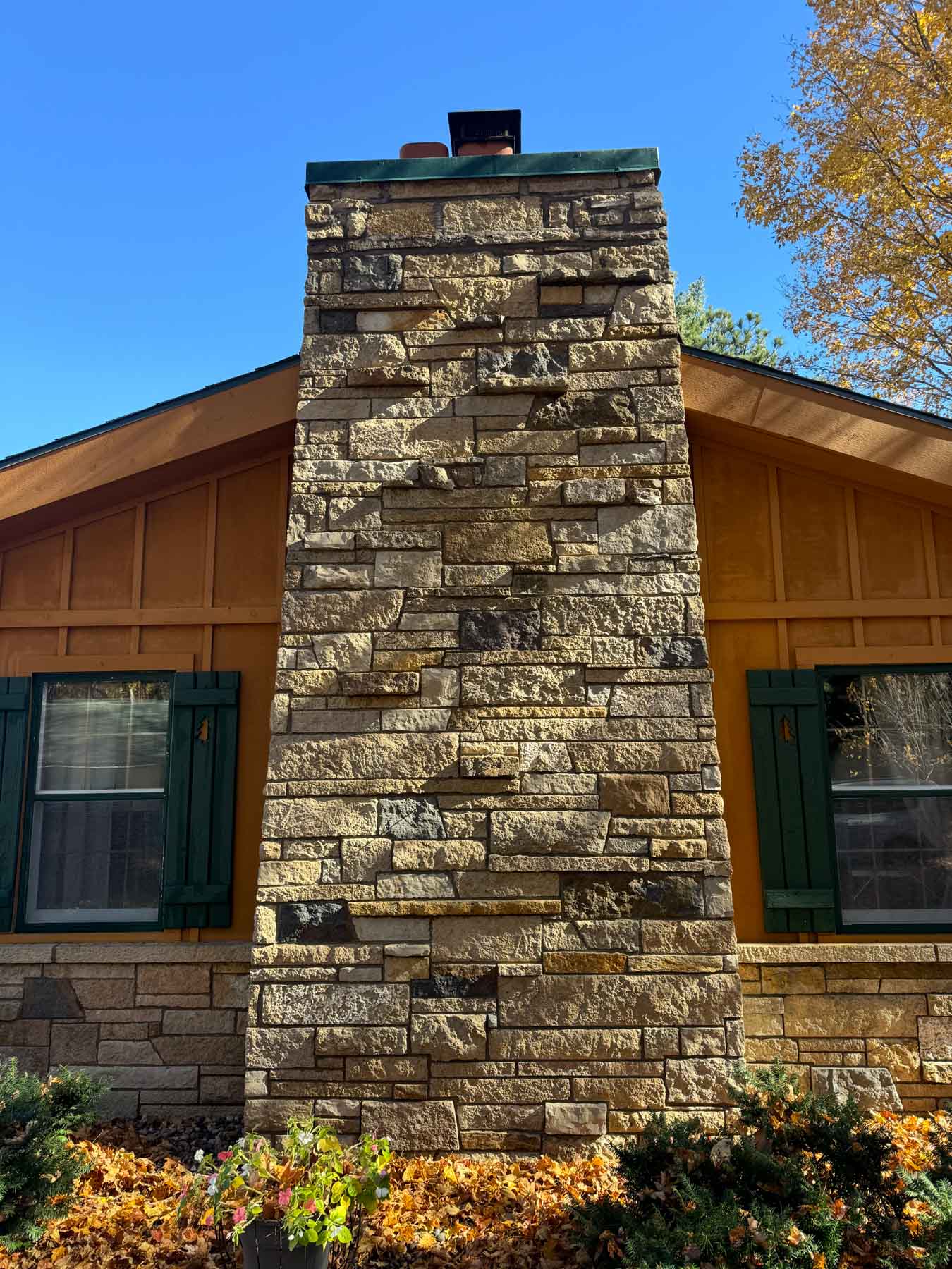 Paver Cleaning 45 Exterior Image Of A Chimney After It Has Been Cleaned By Driftless Exteriors