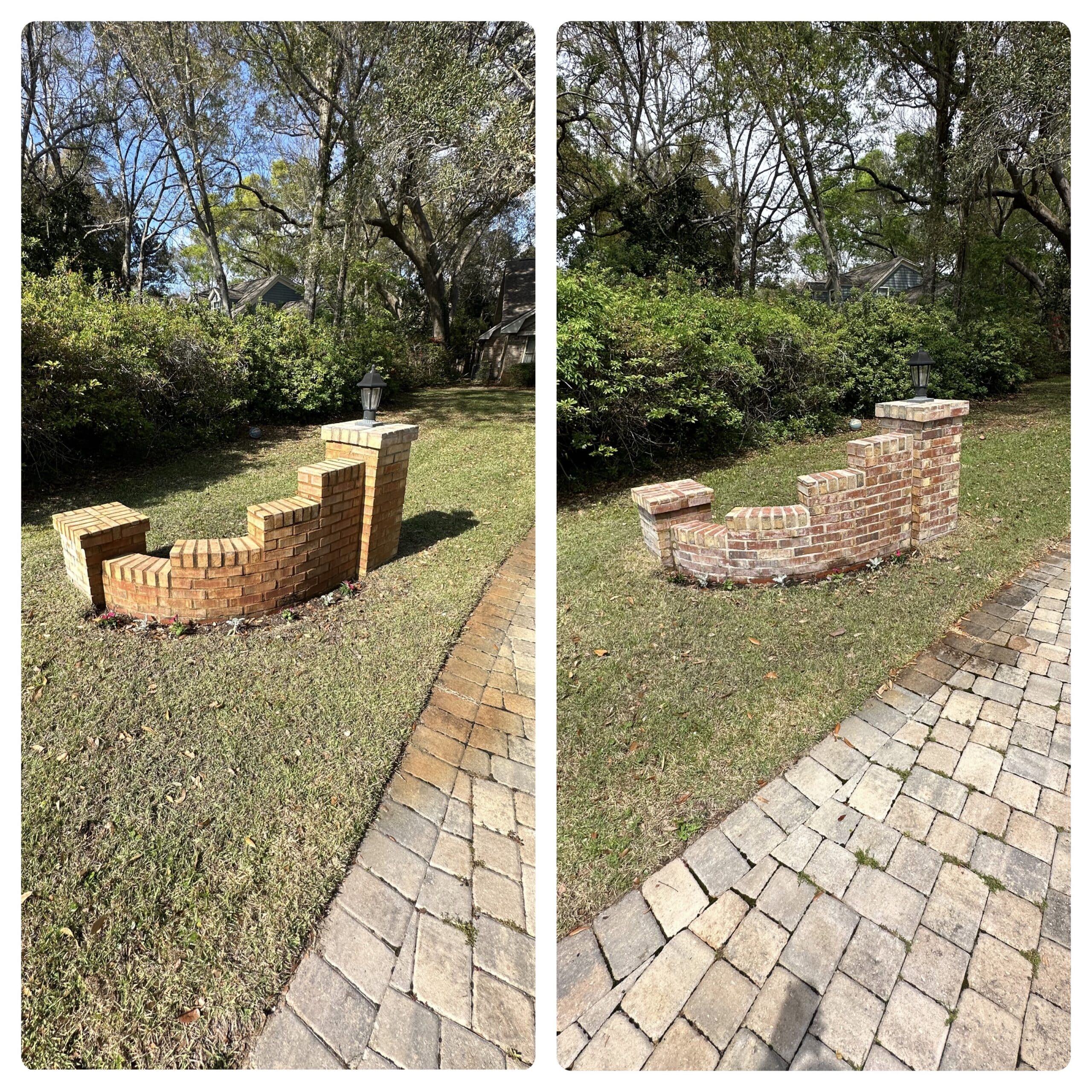 Concrete, Patio &Amp; Pool Deck Cleaning 3 Clean Brick