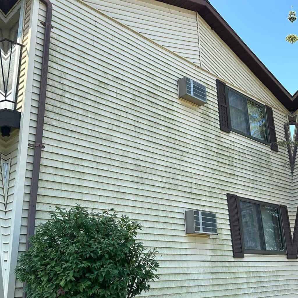 House Washing 2 Vinyl Siding Wash Before